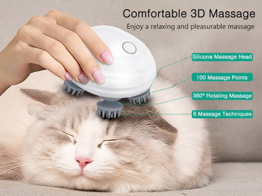 Automatic Pet Massager – Soothing & Hands-Free Comfort