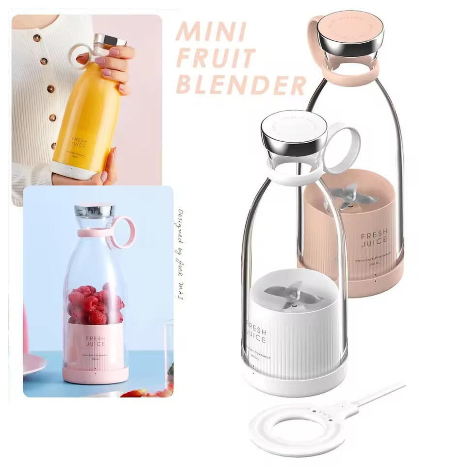 Fresh Juice Portable Mini Blender (380ml)