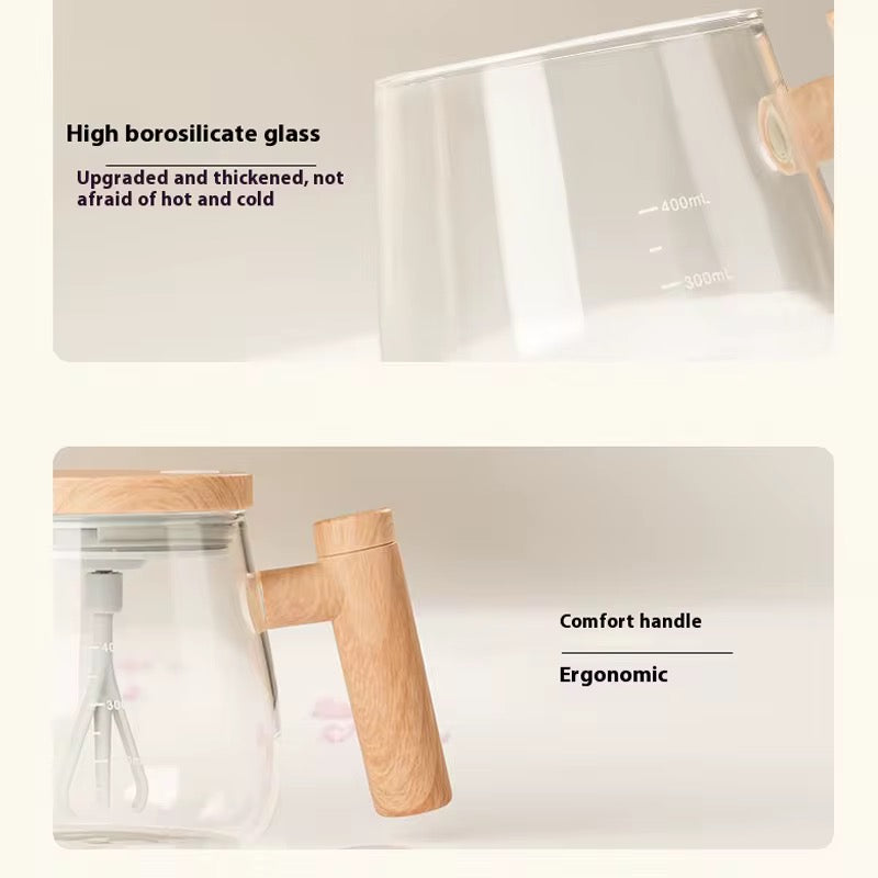 Automatic USB Rechargeable Coffee & Drink Mixer Pot – Blend Anywhere, Anytime!