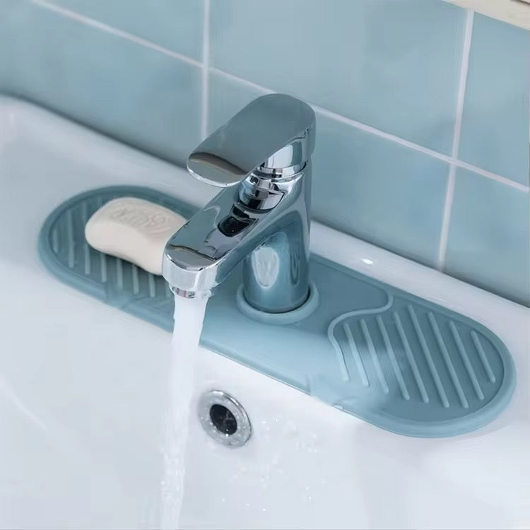 Multifunctional Silicone Sink Splash Guard – With Built-In Organizer (Pack of 2)