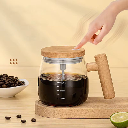 Automatic USB Rechargeable Coffee & Drink Mixer Pot – Blend Anywhere, Anytime!