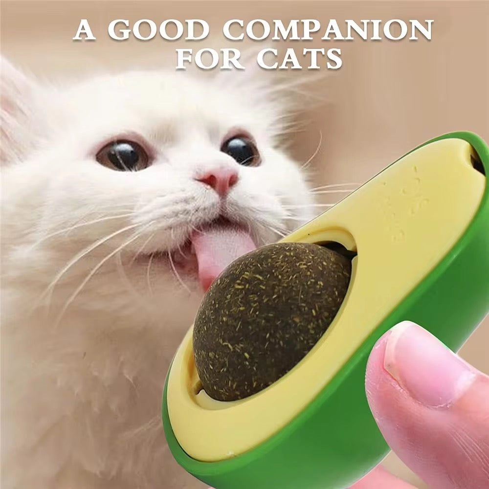Avocado Catnip Wall Toy – Interactive Cat Treat Toy