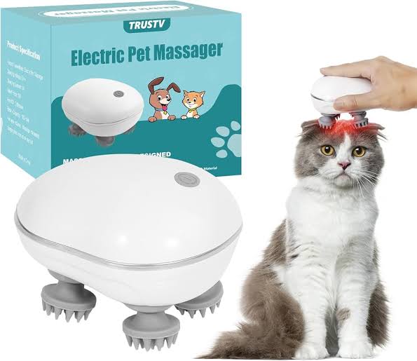 Automatic Pet Massager – Soothing & Hands-Free Comfort