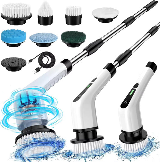 9-in-1 Electric Cleaning Brush – All-in-One Power Scrubber for Effortless Cleaning