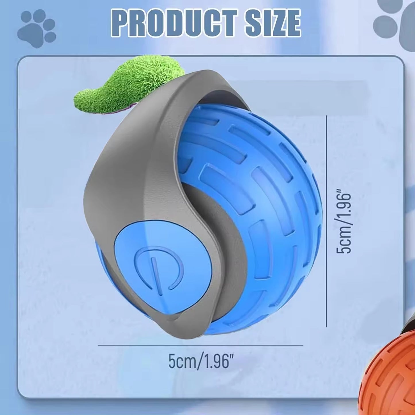 CAT Teaser Ball 2.0 – Interactive Motion Toy for Active Cats