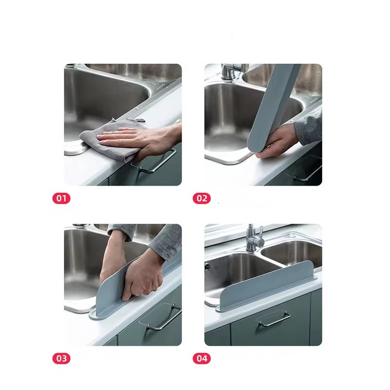 Silicone Sink Splash Guard – No More Wet Countertops!